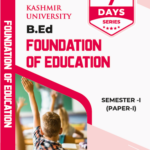 7 days Series BEd Foundation Of Education