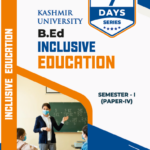 7 days Series BEd Inclusive Education