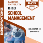 7 days Series BEd School Management