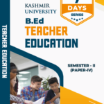 7 days Series BEd Teacher Education