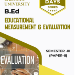 7 days Series BEd Educational Measurement and Evaluation